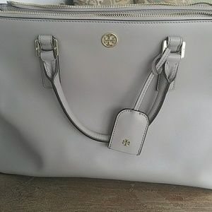 Tory Burch Double Zip Robinson Tote